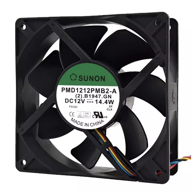 New Cooler Fan for SUNON 12038 PMD1212PMB2-A DC12V 14.4W Inverter Cooling Fan 120 * 120 * 38MM