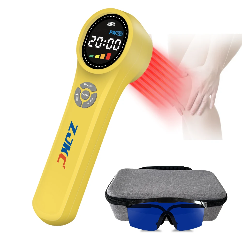 LLLT Kaltlasertherapiegerät für Menschen und Haustiere zur Schmerzlinderung, tragbares Lasertherapiegerät für den Heimgebrauch, für Schulter-, Knie-, Rücken-, Bein- und Handschmerzen. – Detail 1
