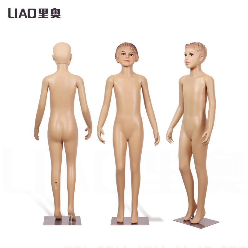 2 pieces sale cheap plastic mannequin child body Windows display stand Clothes Model for kids dress