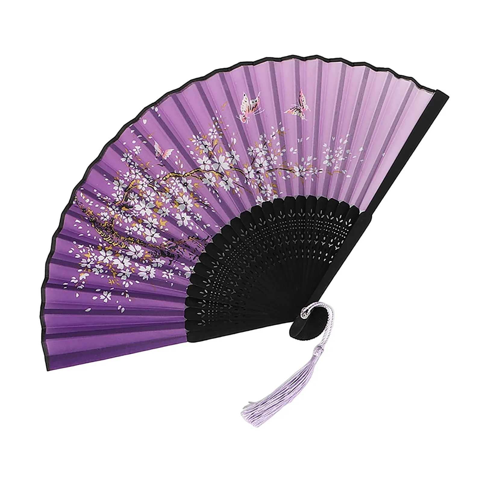 Women Folding Fan Chinese Vintage Bamboo Hand Fans Wedding Dancing Decorations Home Ornament Halloween Supplies Party Gifts