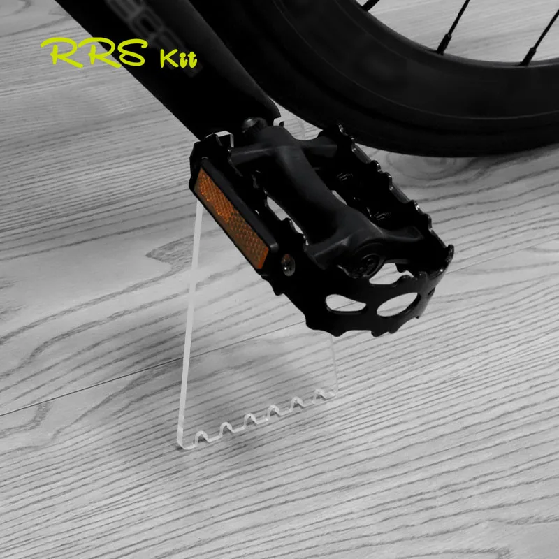 Supporto per bicicletta in acrilico trasparente supporto per bicicletta portatile per Brompton regolazione pulizia riparazione accessori per