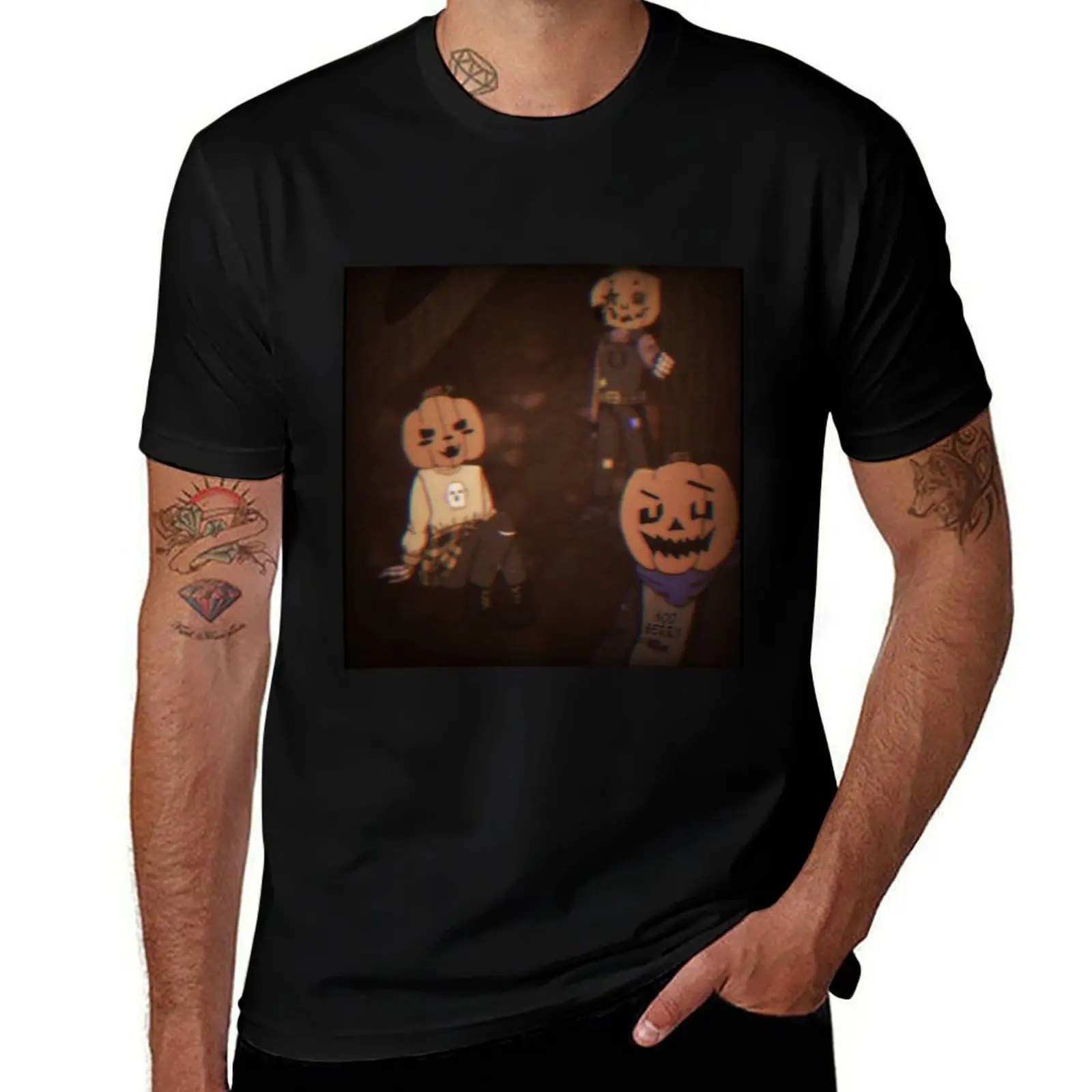 

Pumpkin Head Photoshoot T-Shirt t shirt man luxury man t shirts high quality luxury brand man t shirt designer T-shirt