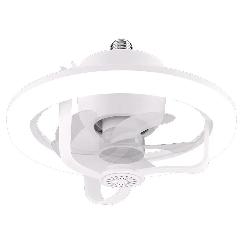 360°Rotating E27 Ceiling Fan Bulb LED Light with Remote  RGB Color Dimmable Ventillator Lamp for Home Lighting AC85-265V