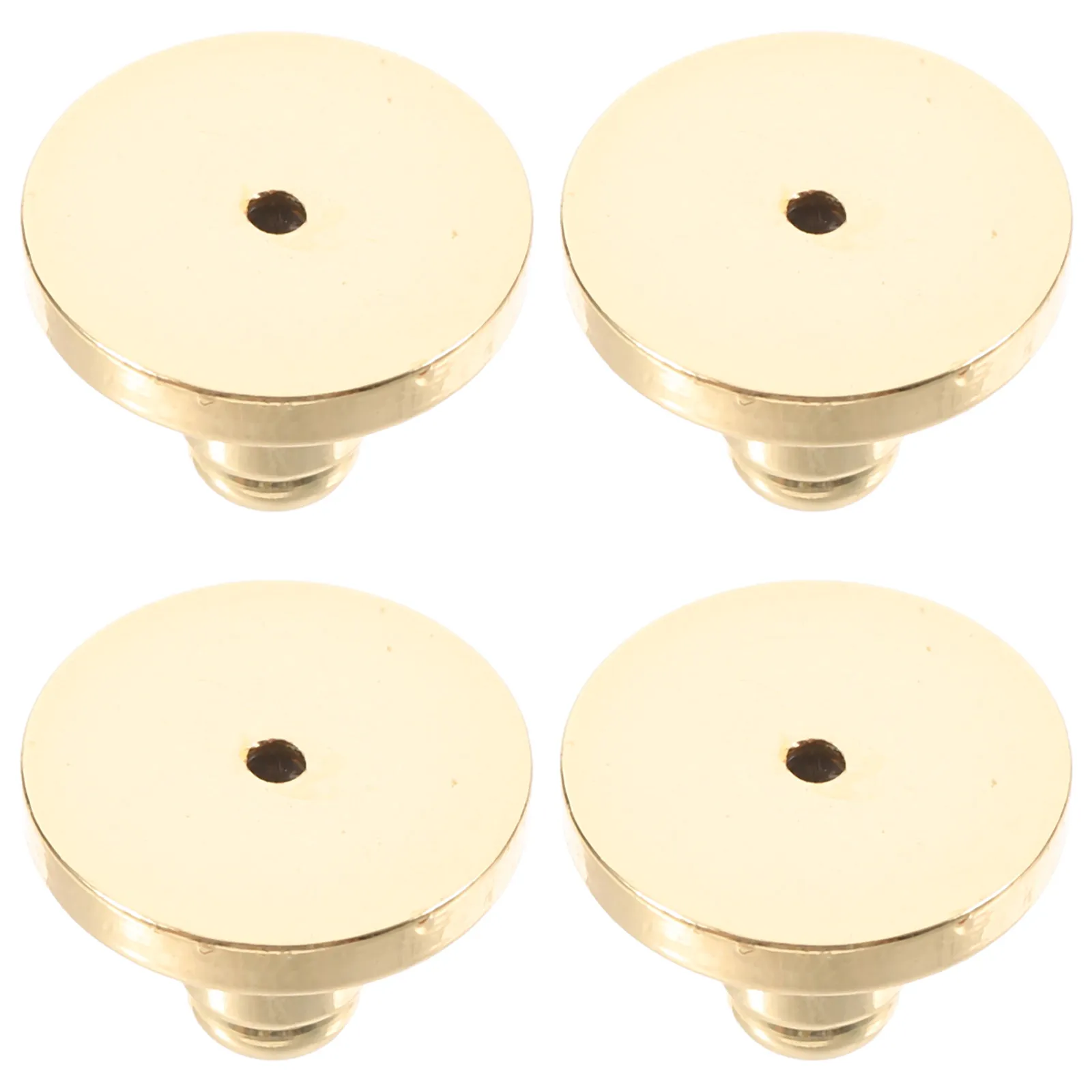 Brass Plated Earring Backs Anti-Droop Secure Locking Backstops for Heavy Studs Pierced Earrings Support Discs Earring