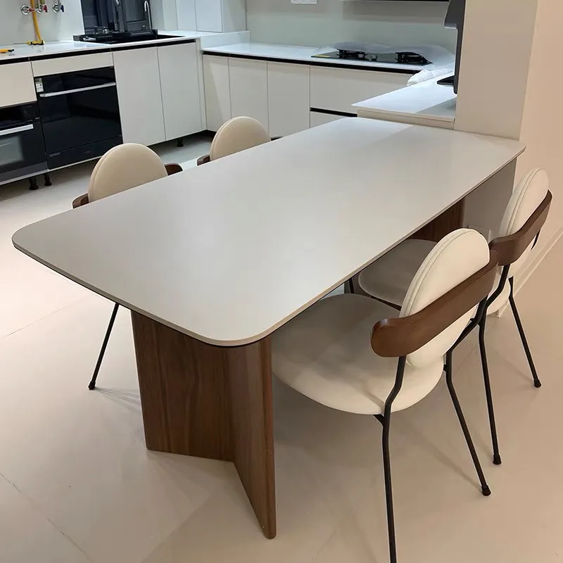 Luxury Designer Dining Table High Writing Living Room Modern Mobile Study Desk Dining Table Restaurant Muebles Kitchen Furniture