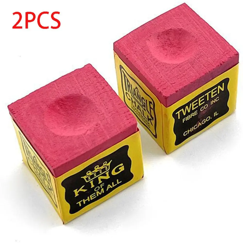 2PCS High Quality Anti Slip Billiards Cue Chalk Wear-resistant Portable Billiards Cloth Elastic Durable Billiards Set