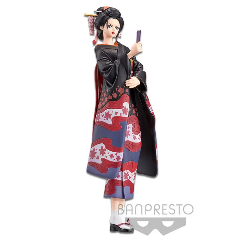 Bandai-Banpresto Anime Model, One Piece, DXF, The Grandline Lady, Wano Country, Nico C. Action Figure Collection, Toy Gift, Original