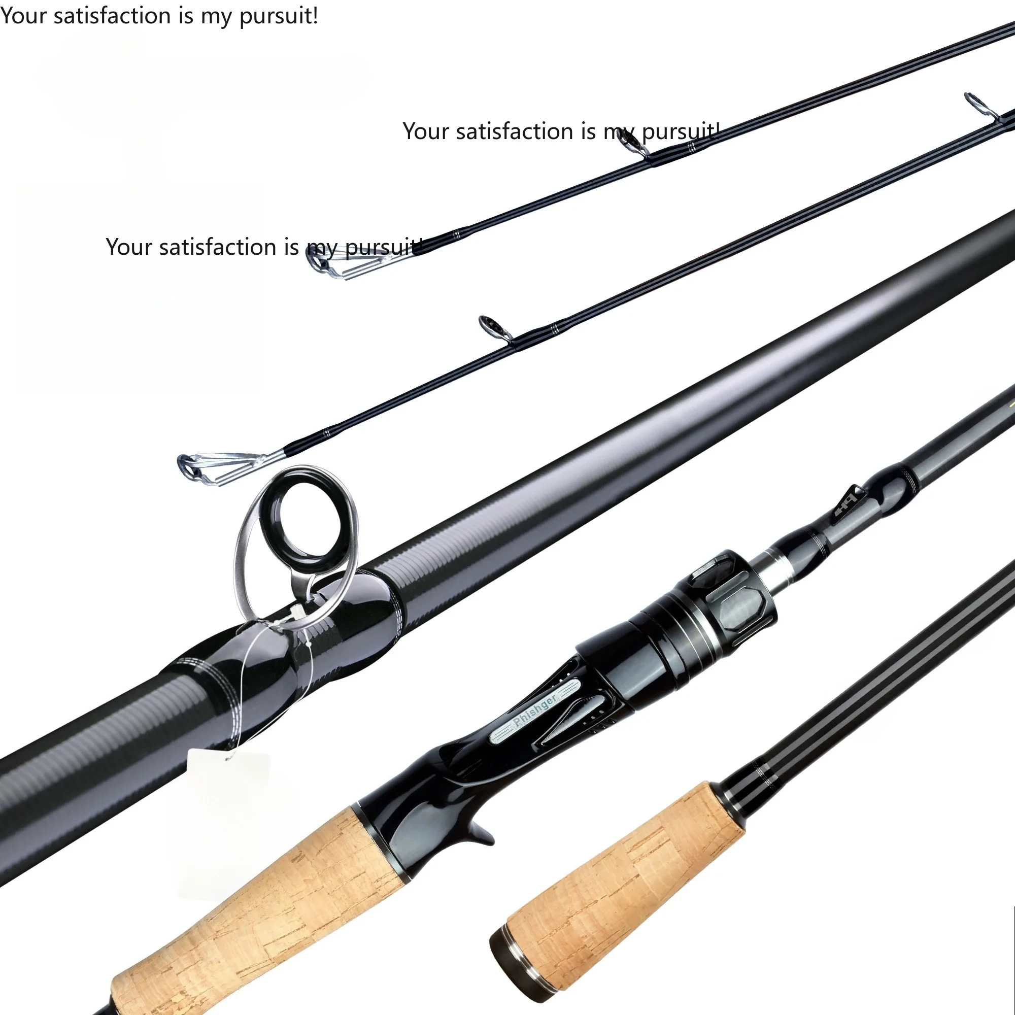 Spinning Casting Fuji Fishing Rods 1.98/2.1/2.4/2.7/3.0/3.3m T800 Carbon 2Tip ML/M/MH/H Lure 5-80g Baitcasting Fast Pole