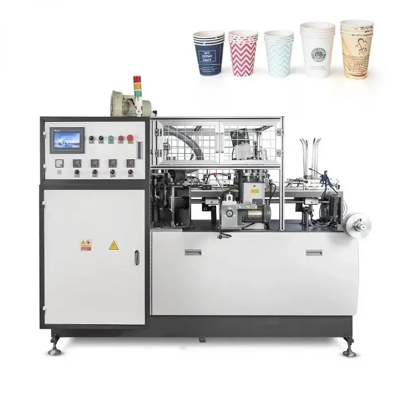 YG Disposable Coffee Paper Cup Making Machine Supplier 120-160 Pcs/min PLC Automatic High Speed Paper Cup Forming Machine