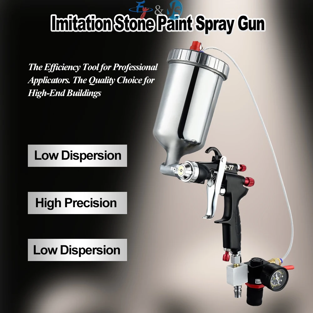 High Atomization Professional Pneumatic Paint Sprayer Siphon Gravity Dual Use Spray Gun For Automobile Furniture Painting