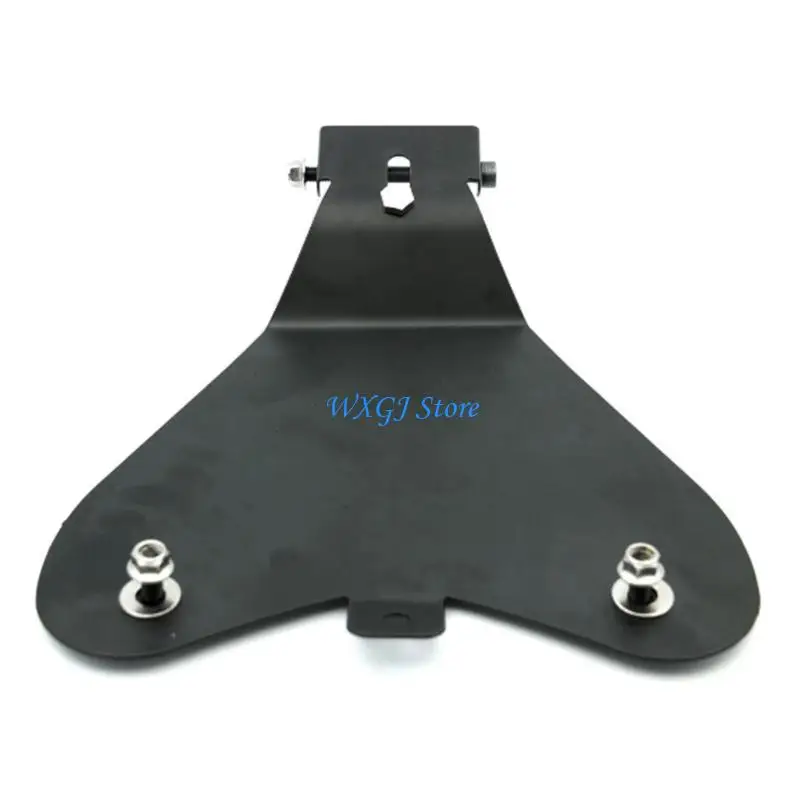 

37JE Universal Motorcycle Support Plate With Black Finish Prevents Rust Formatio