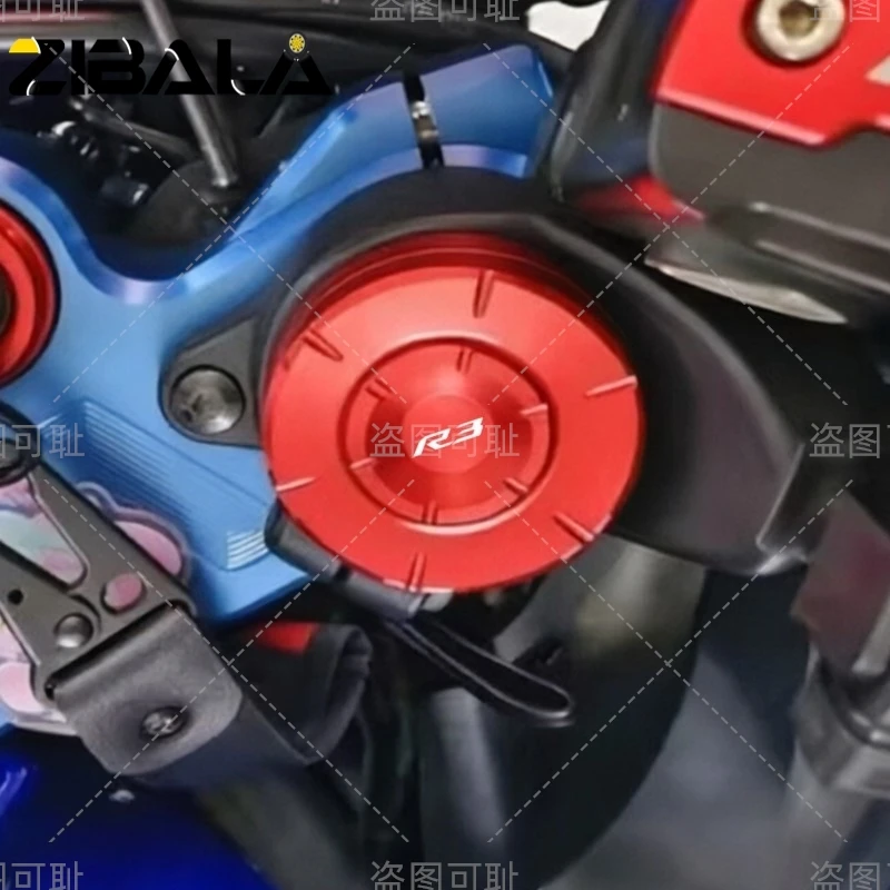 For YAMAHA YZF-R3 YZFR3 MT-03 MT-25 YZF R25 2015-2024 2025 2026 Shock Absorber Fork Top Covers Bolt Caps Motorcycle Accessories
