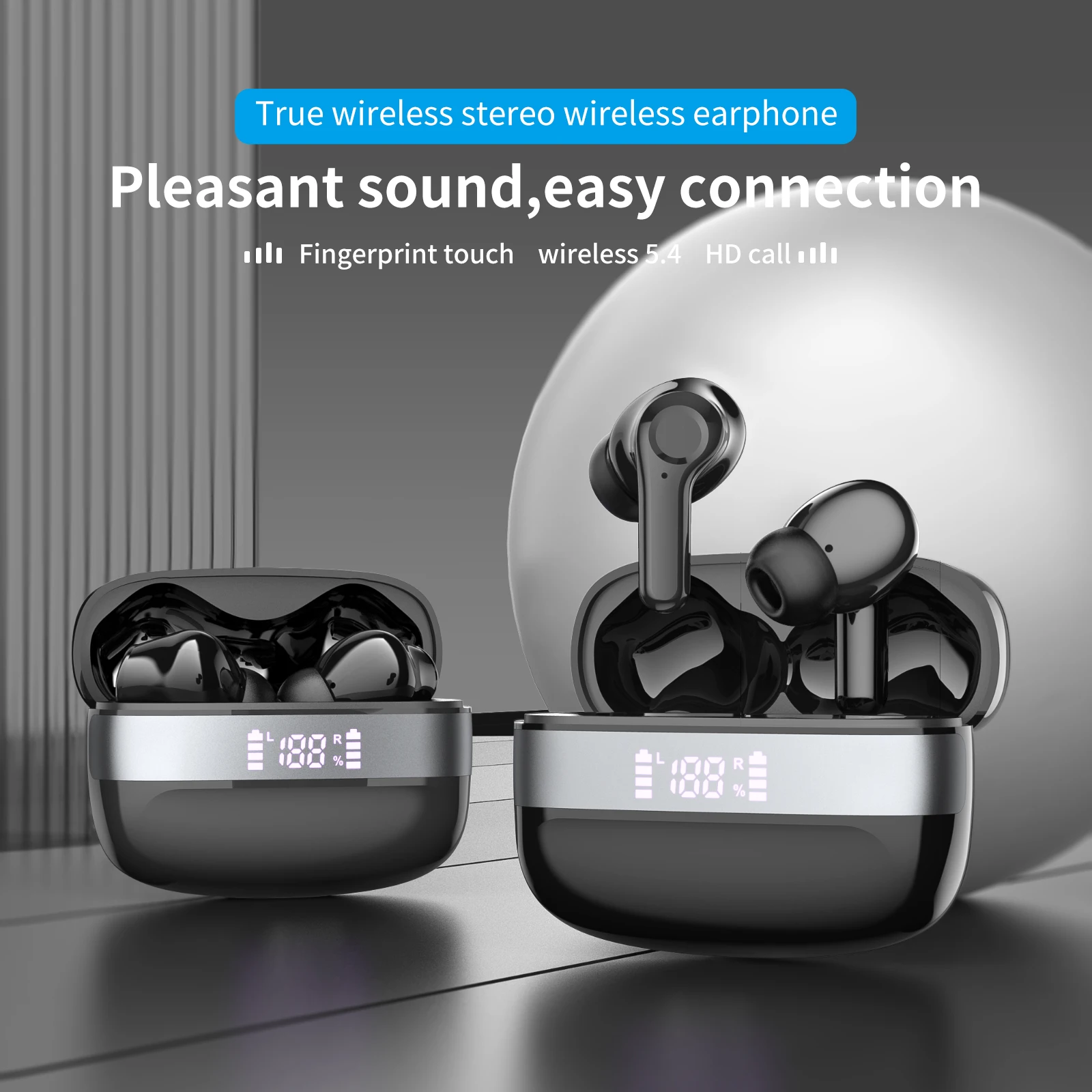 Original Touch BLAST! i90 True Wireless Earbuds 8 hours TWS wireless headset Touch BLAST! i90 Volume control BLAST! headphone