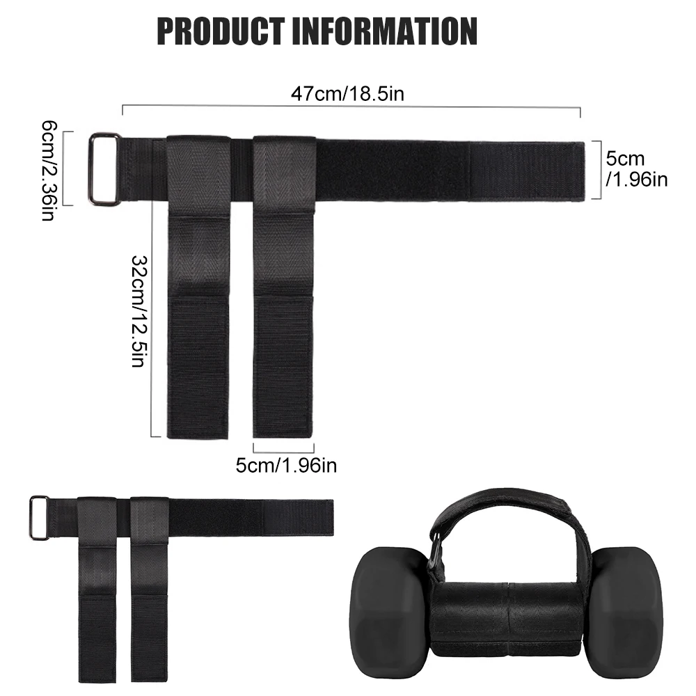1Pair Feet Dumbbell Attachment, Tibialis Trainer Ankle Straps for Feet Weight Lifting Shin Splint, Hamstring Curls