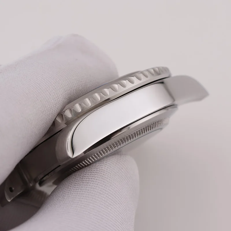 40mm 316L Stainless Steel Polished Submariner Diver Watch Case with Sapphire Crystals for Seiko Mod NH34 NH35 NH36 Repair Cases view 5