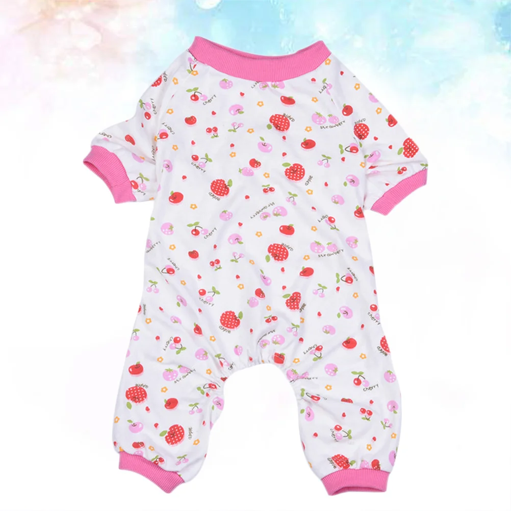 

Dog Sleepwear Stylish Cotton Pajamas for Pet Comfortable Fit Ideal for Photo Taking Outdoor Activities Size S Dog Pajamas