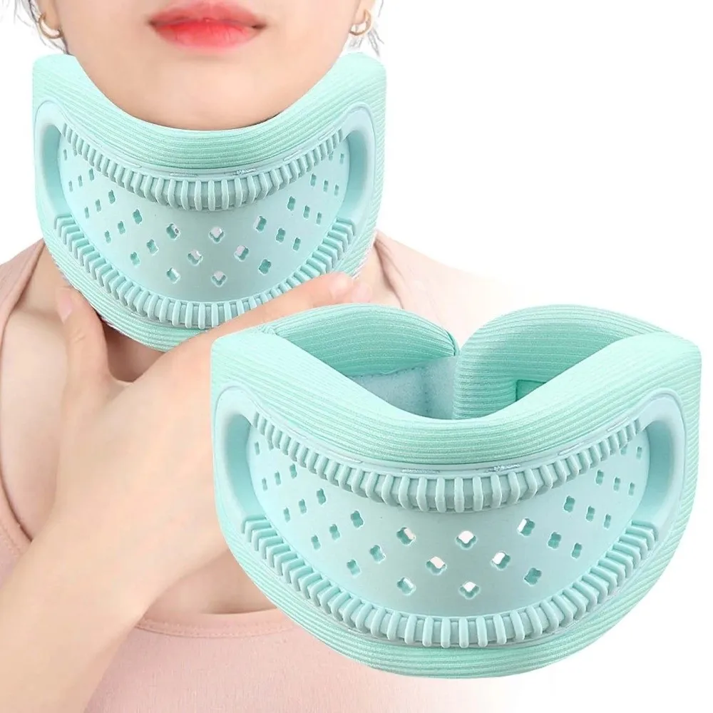 Gift Anti Bowing Neck Brace Breathable Portable Cervical Corrector Relieves Pressure Soft Neckband Cover Shoulder Relaxation