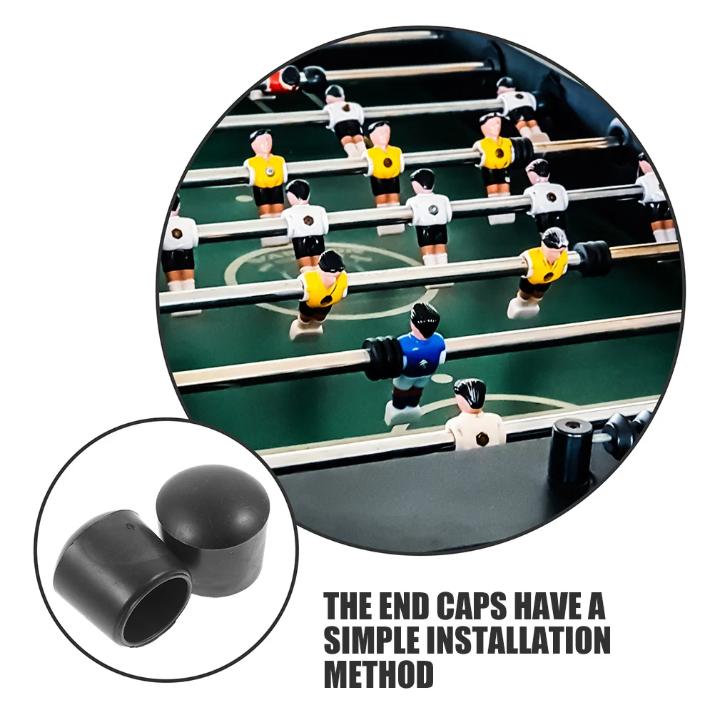 

16Pcs Universal Foosball Pole Caps Lightweight Table Accessory Replacement Plugs Foosball End Caps Football Table Accessories