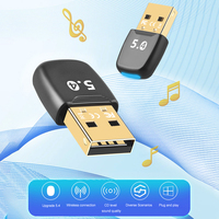 USB Bluetooth-Compatible 5.4 Adapter Audio Dongle Driver Free Wireless BT 5.4 Dongle Adapter for PC Laptop Computer