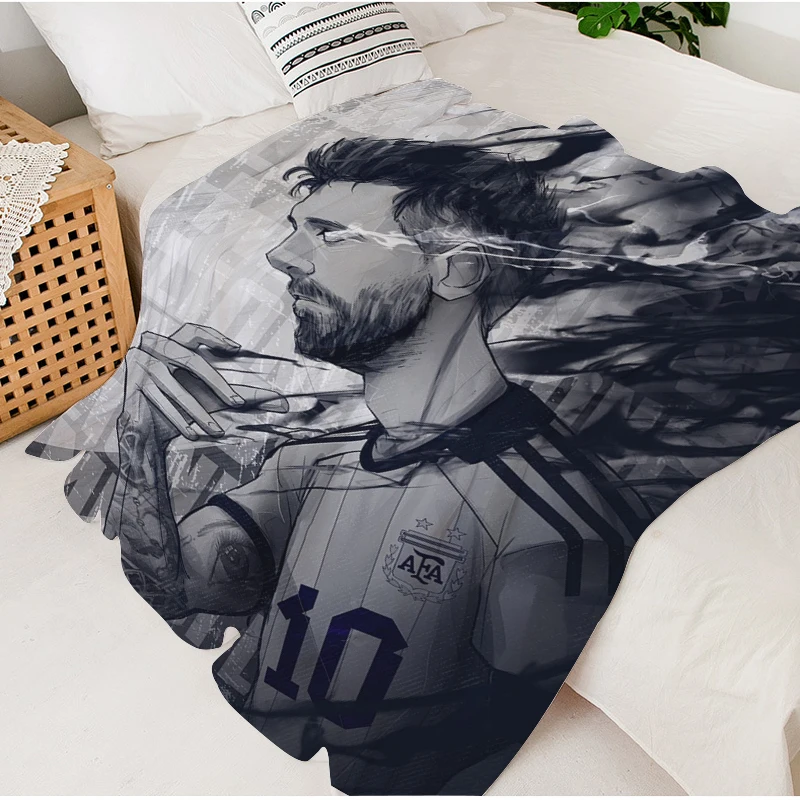 

Nap Blanket Sofa Winter King Size Messi Custom Winter Throws Microfiber Bedding Knee Bed Fleece Camping Fluffy Soft Blankets