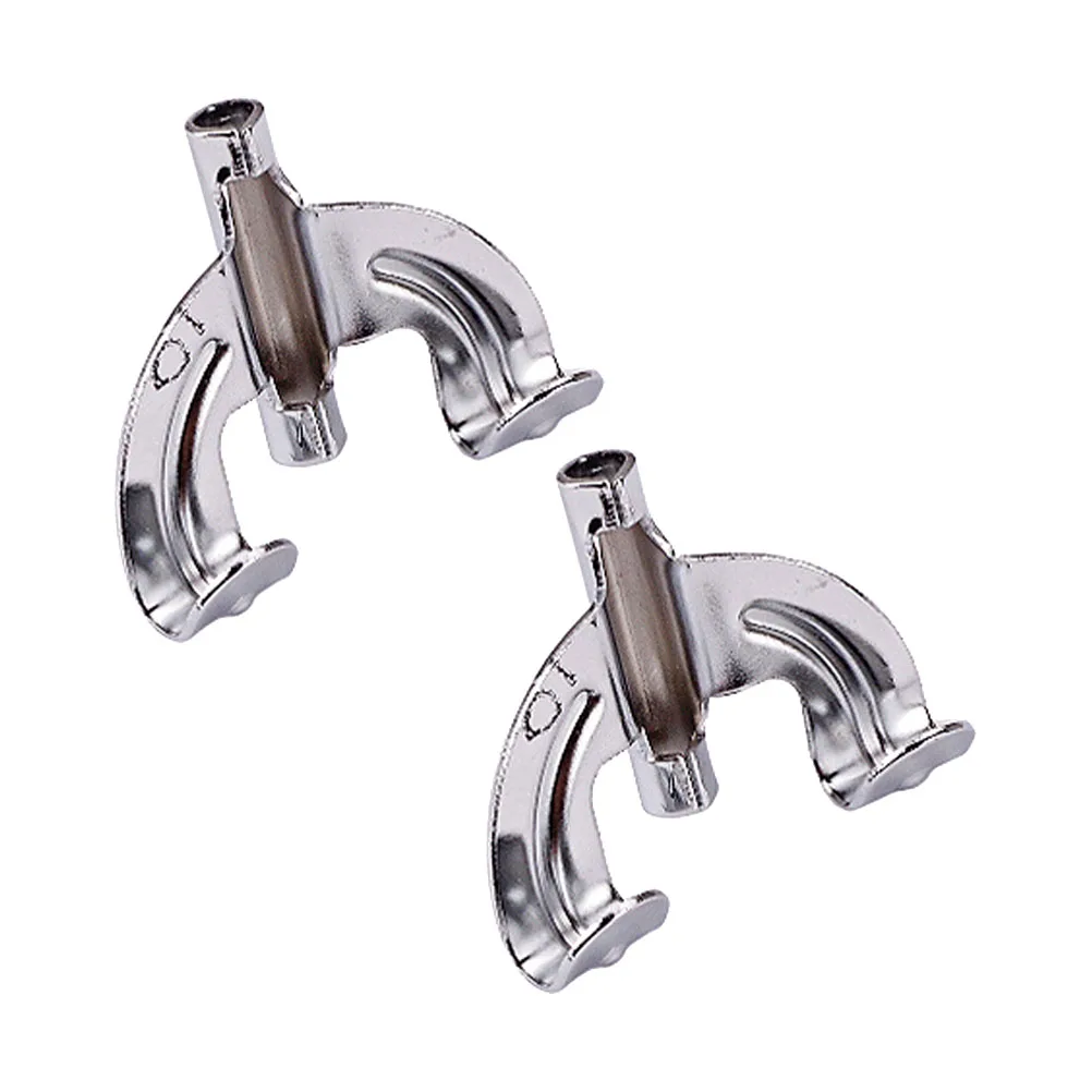 

2 Pcs Drum Accessories Claw Hook Iron Replacement Mount Hardware for Snare Bass Drums Drum Hook Clamp Kit Tuning Clips Silver