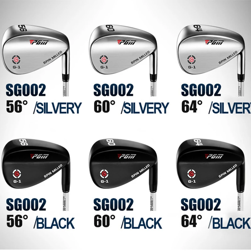 Golf Sand Wedges Clubs 50 / 52 / 54 / 56 / 58 / 60 / 62 / 64 Degrees Silver Golf Sand Wedges Clubs with Easy Distance Control