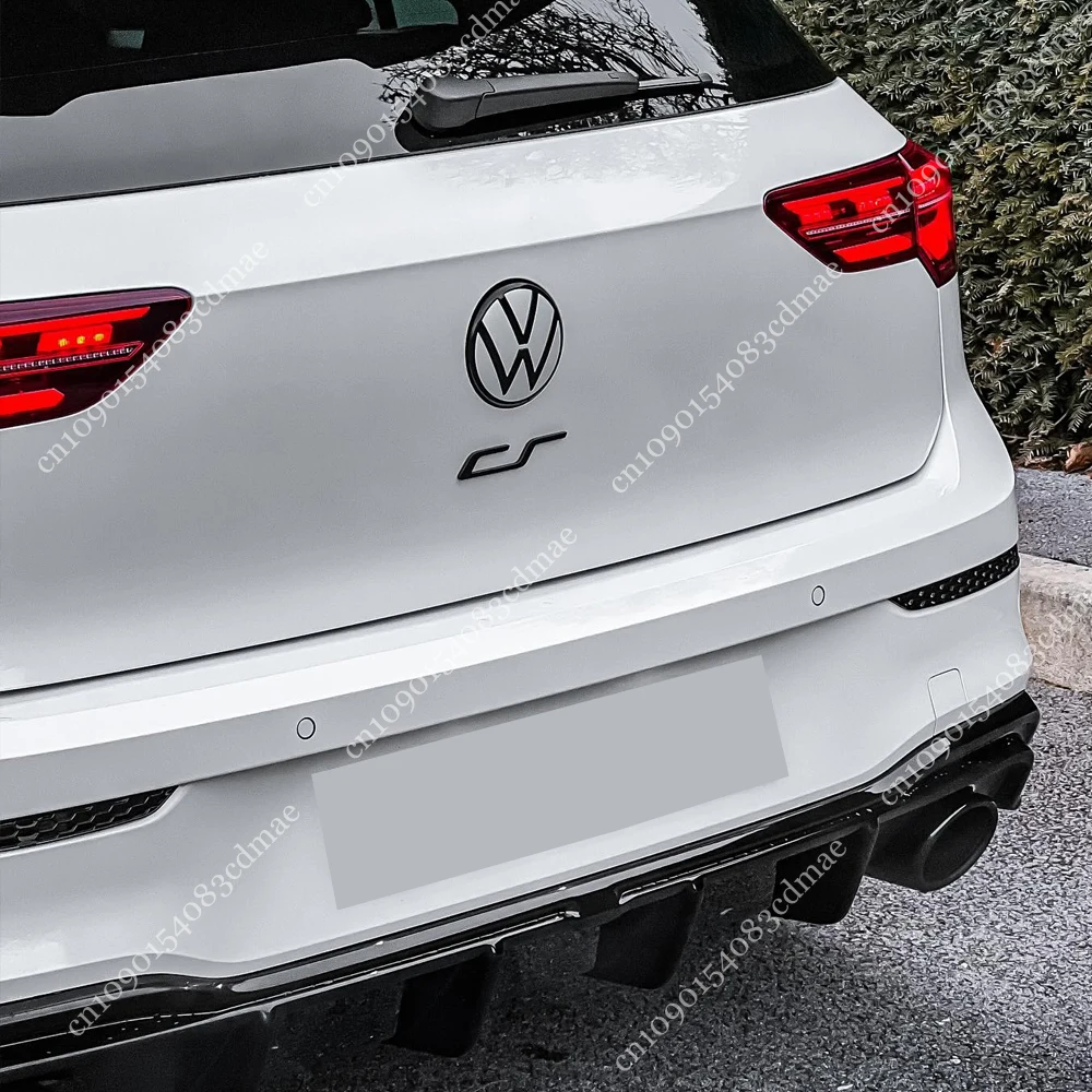 Honeycomb Style Rear Fog Lamp Reflector Cover Insert Bar Splitter Trims For VW Golf 8 MK8 2020 2021 2022 2023 Hatchback Bodykits