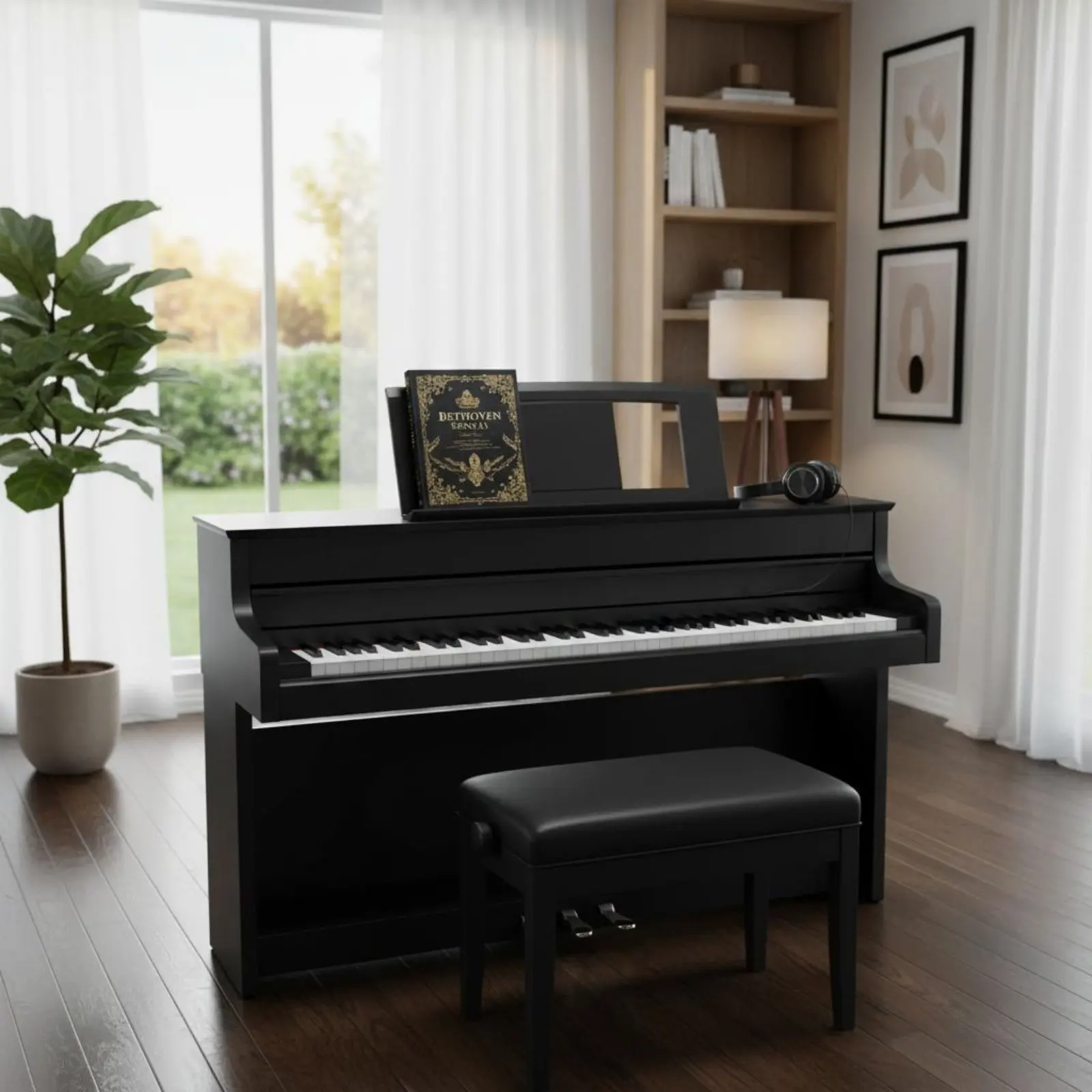 Electronic Keyboard Music Stand Universal Fit Electronic Piano Music Rest Keyboard Score Rack Sturdy Electric Piano Book Stand