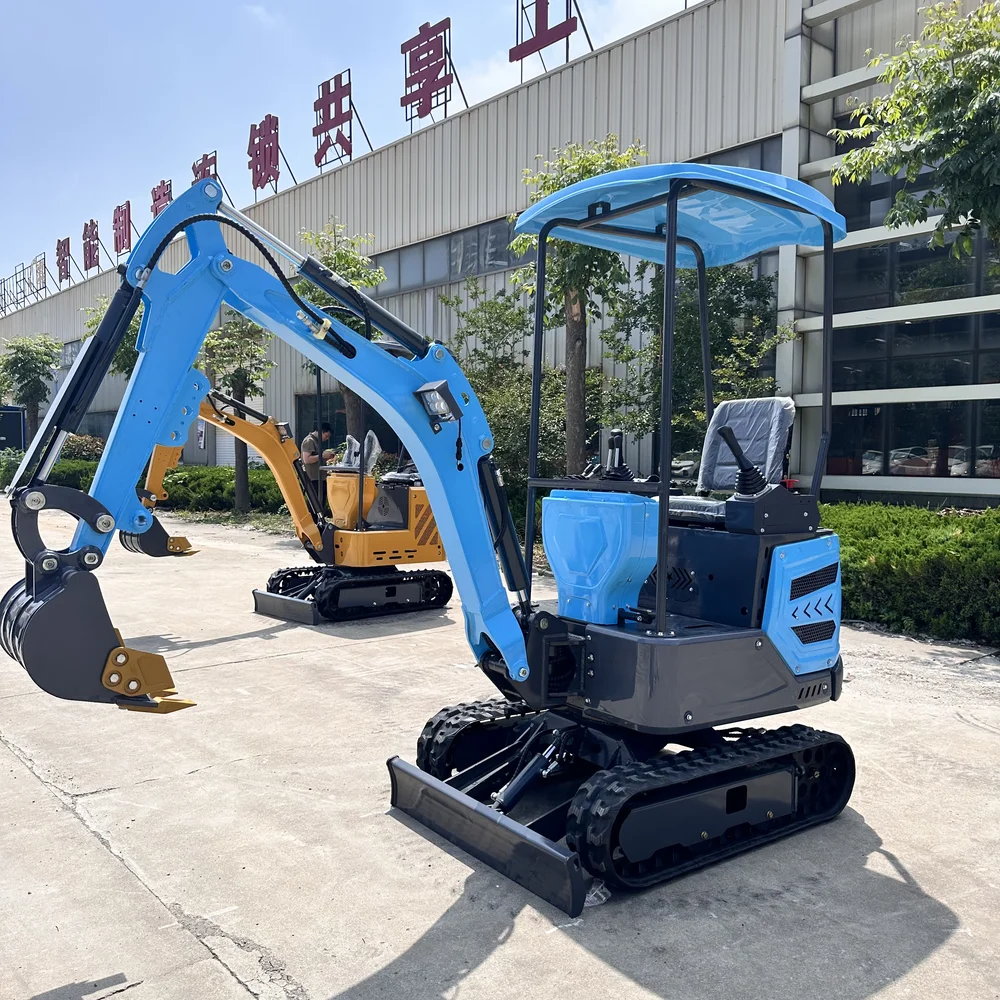 Customized Civil Engineering 2 Ton Mini Excavator Small Hydraulic Digger Bagger Machine with Rubber Tracks for Road Construction