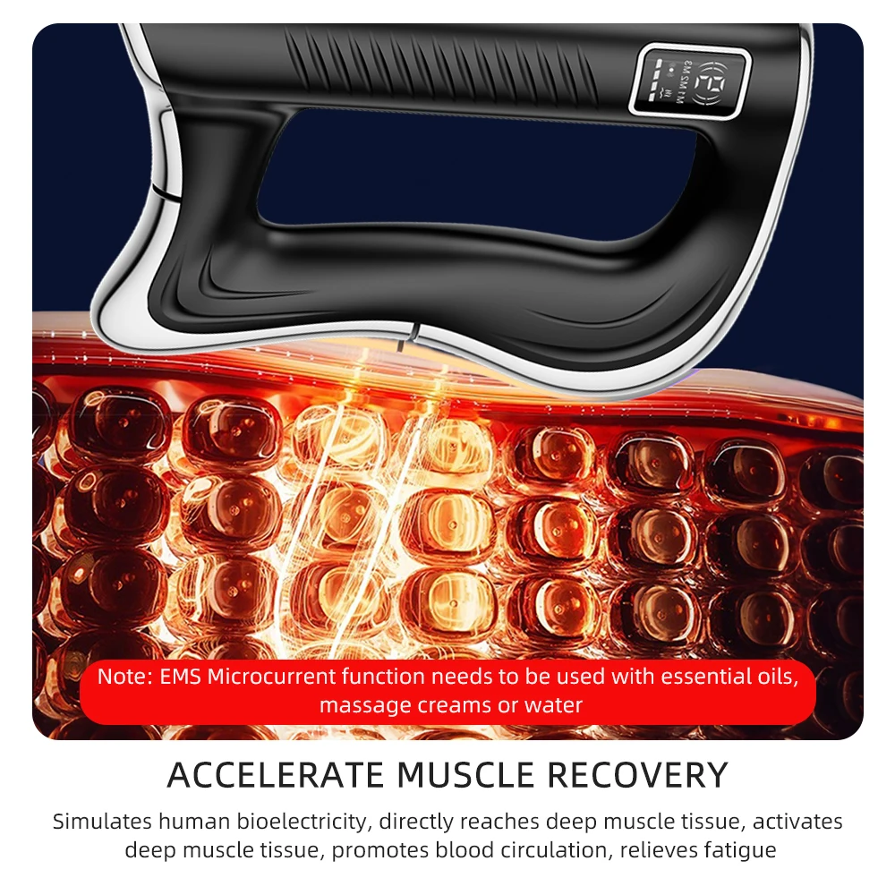 電動筋膜ナイフマッサージャー高周波振動筋膜スクレーパー9段階 - Home Gym Full Setup のレビューと価格