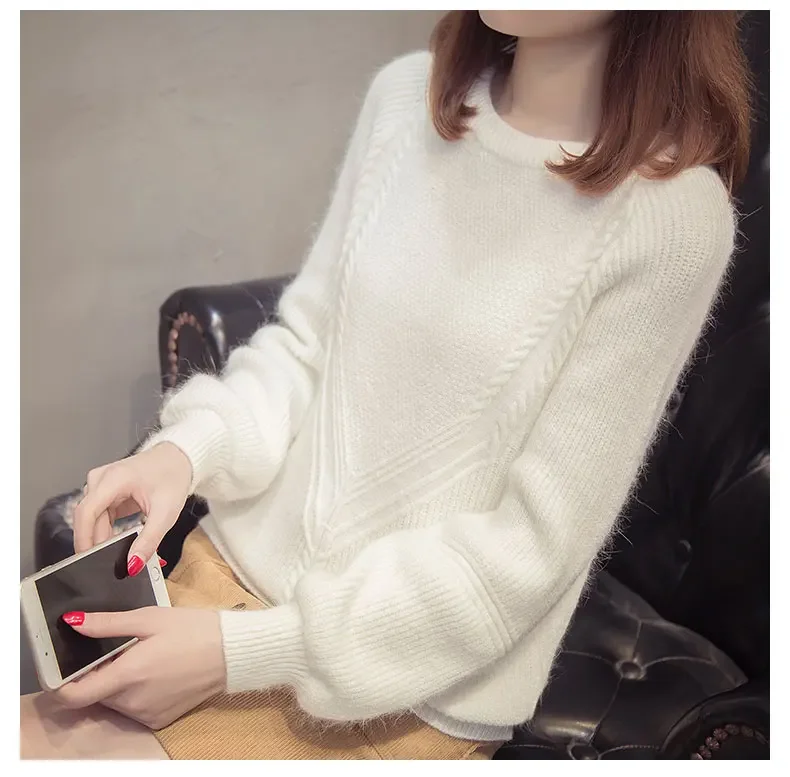 Ladies Fashion Pullover Sweater Women Clothing Girls Autumn Casual Knitwear Female Woman OL Sweaters Cheap wholesale Y57