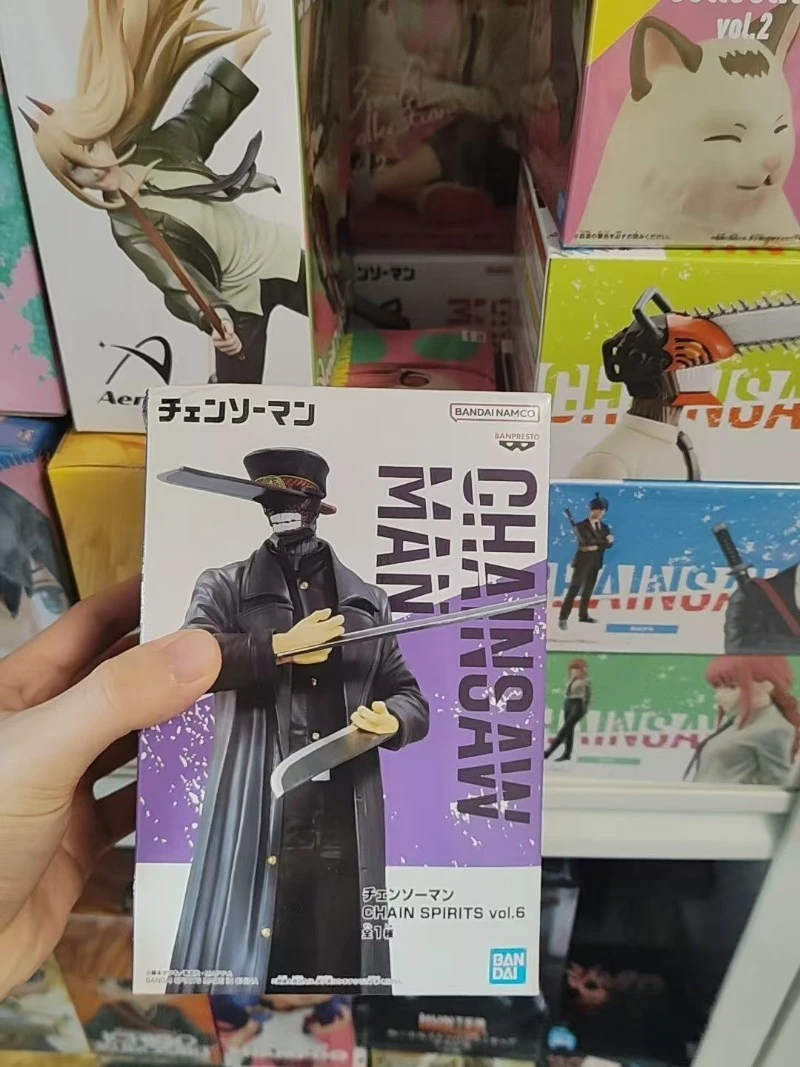 

In Stock Original Bandai Banpresto Chain Spirits Vol 6 Chainsaw Man Kantana Man Action Anime Action Figures Model Toys Gifts