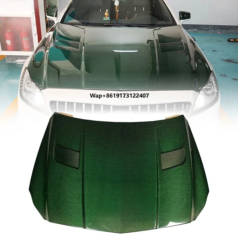 

High Quality Carbon Fiber Front Hood for W218 CLS63 Auto Parts for Modification and Replacement Wholesale