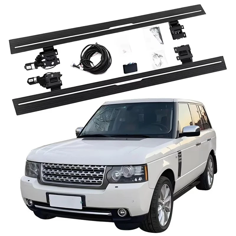 Factory Price SUV Car Accessories Straight Electric Side Steps Aluminum Power Running For Land Rover For Rang Rove Powered Steps