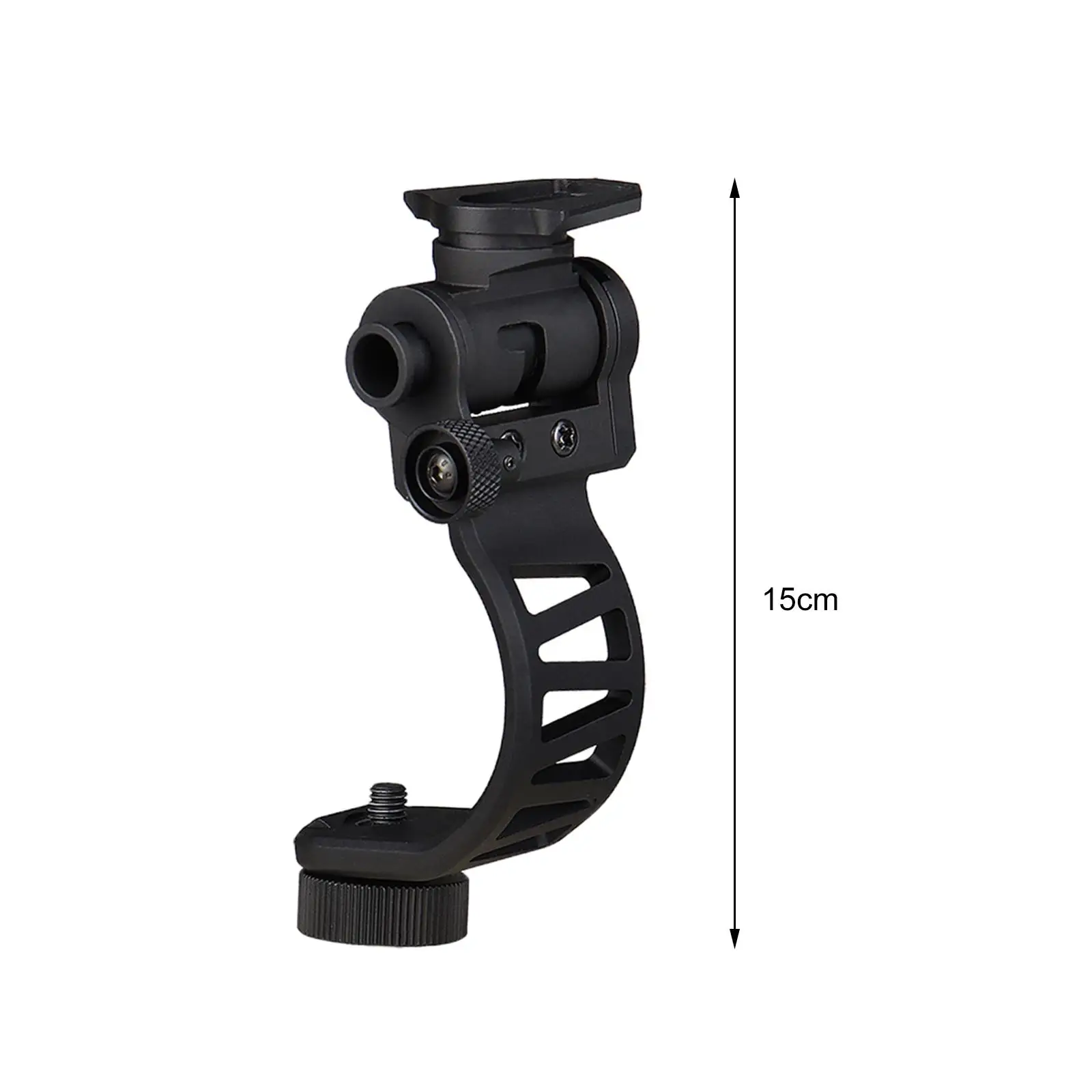 J Arm Helmet Nvg Bracket Helmet Mount Holder Base Durable Nvg Helmet Mount for Pvs-14 Hiking Trekking Backpacking Equipement