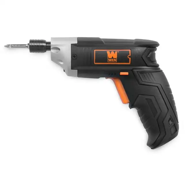 

WEN 3.6V Lithium-Ion Cordless Electric Screwdriver with Bits and Belt Holster