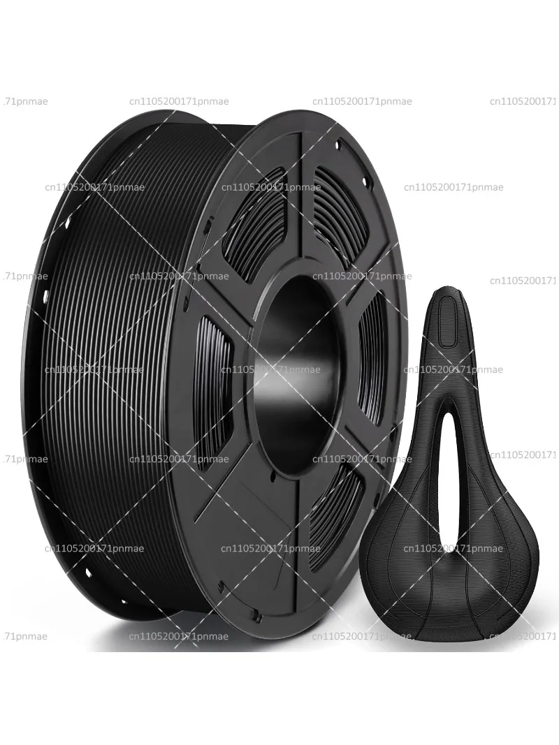Filament 1.75mm Black 1KG Spool, Weather & Heat Resistant FDM Outdoor Functional Parts Fast Printing