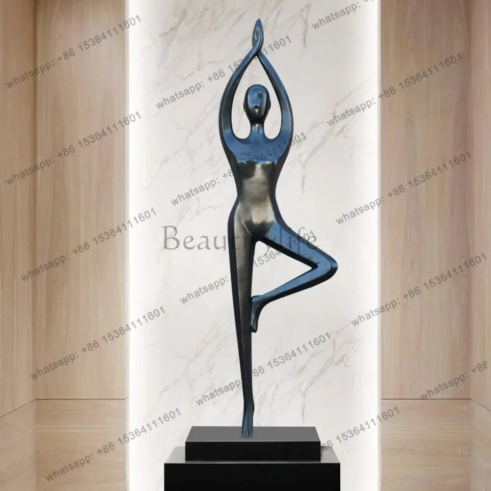 

Modern simple abstract figure sculpture ornament porch living room lobby decorative artwork