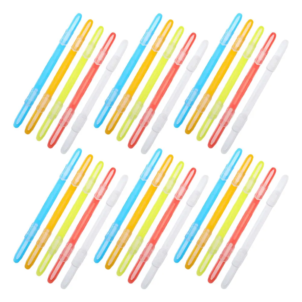 30 قطعة من مشابك المستندات المكتبية، مشابك تنظيم الملفات البلاستيكية، مشبك ربط أوراق فضفاضة للعمل المدرسي