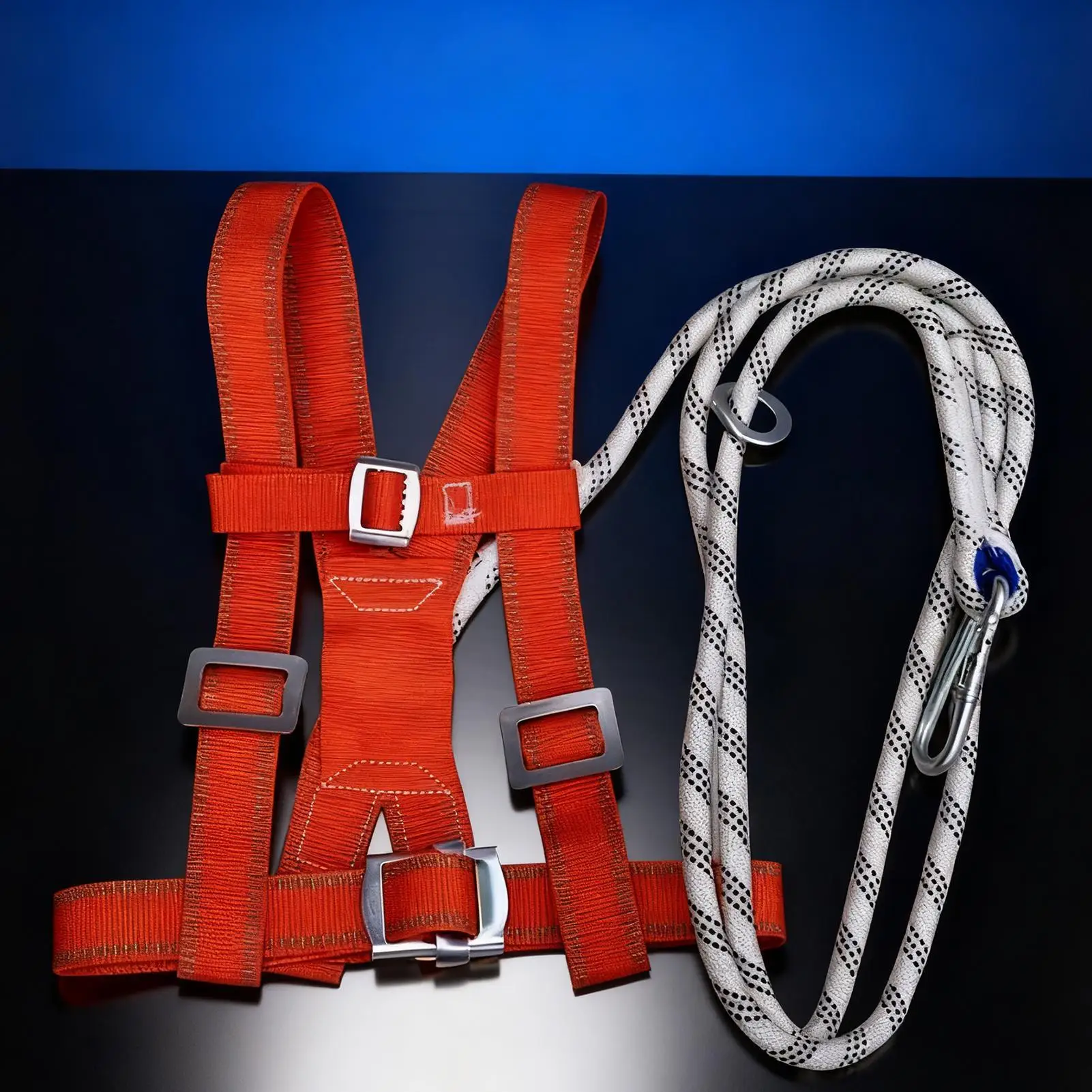 Roofing Safety Harness Adjustable Security Equipment Construction Site Body Safety Harness for Men Beginners Professionals