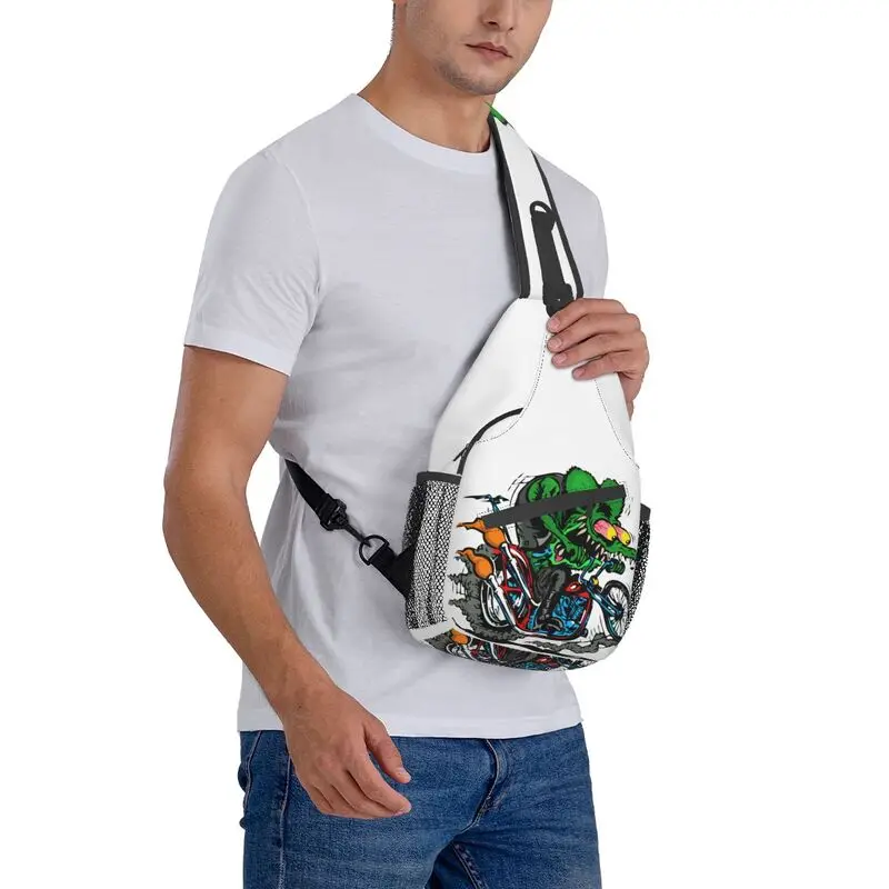 Mochila de Anime personalizada para hombre, bandolera de hombro, pecho, mochila de viaje