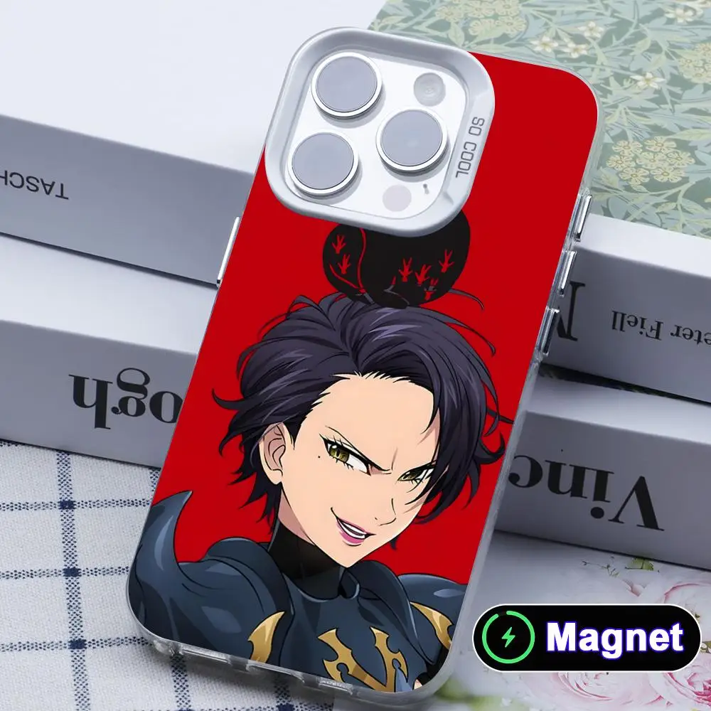 Seven Deadly Sins Merlin Phone Case for iPhone 17 16 15 14 13 12 11 X XR XS Air Pro Max Plus Colorful Silver Magnet Cover - view 2