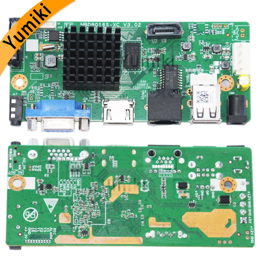 H.265 10ch/16ch * 4K NVR Placa principal do gravador de vídeo em rede para câmera IP Detecção de movimento OVNIF CMS XMEYE P2P