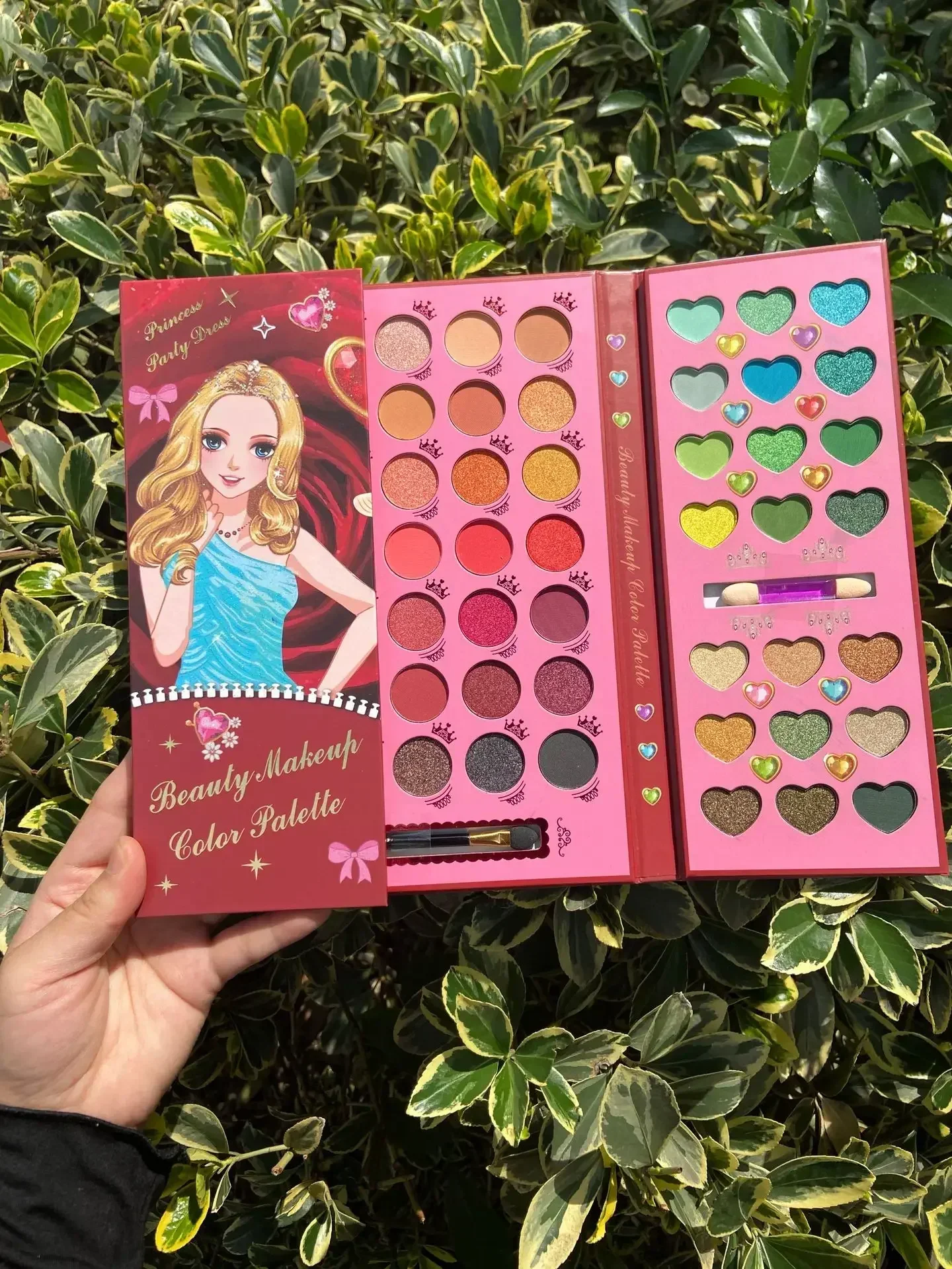 84 Kleuren Oogschaduwplaat Shimmer Matte Grote Plaat Met Borstel Geperste Glitter Oogschaduw Kawaii Make-Up Gliter Voor Ogen Schoonheid