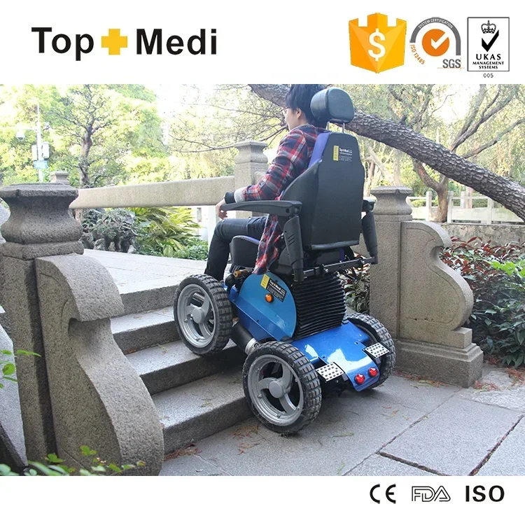 4 wheel electric scooter mobility scooter with climbing wheel strong load capacity