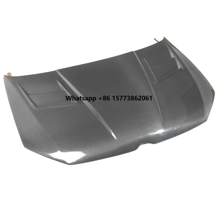 For Polo 2013 2014 2015 2016 2017 Carbon Fiber Front Bonnet Engine Hood Cover