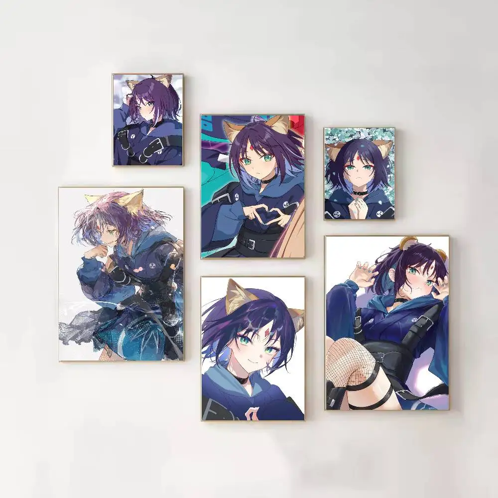C-Cosmic P-Princess K-Kaguya! I-Iroha S-Sakayori Poster HD Self Adhesive Waterproof Wall Art Ideal for Home Office Dorm Gift