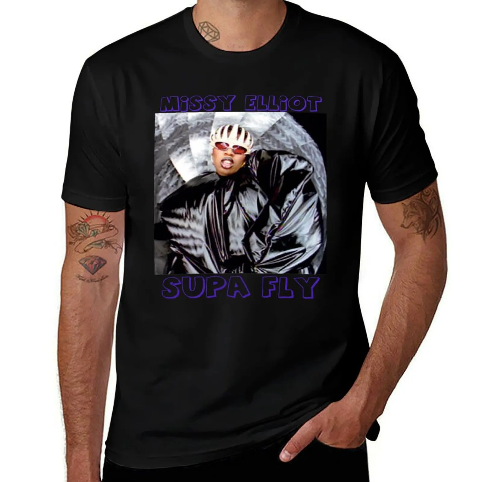 Missy Elliot Supa Fly Hip Hop 2000s misdemeanor elliott 1990s fan art essentials T-Shirt graphic t shirts funny t shirts for men