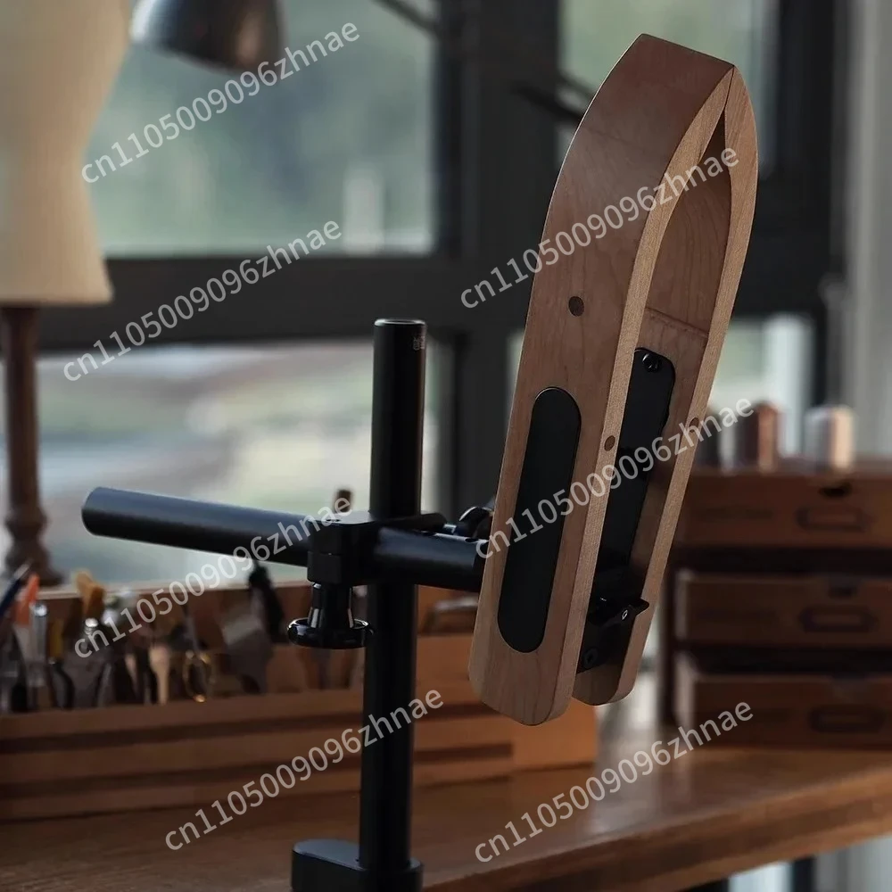 Leather Hand Sewing Clip DIY Handmade Leathercraft Work Fixture Stitching Fixed Sation Black Walnut Cherry Wood Optional