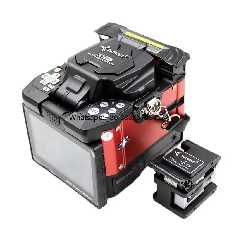 Tumtec 16s Automatic Intelligent Fiber Optic Splicing Machine Ftth Fttx Active Cladding Alignment for FTTH